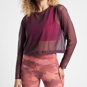 NWT Athleta Mesh Circuit Top